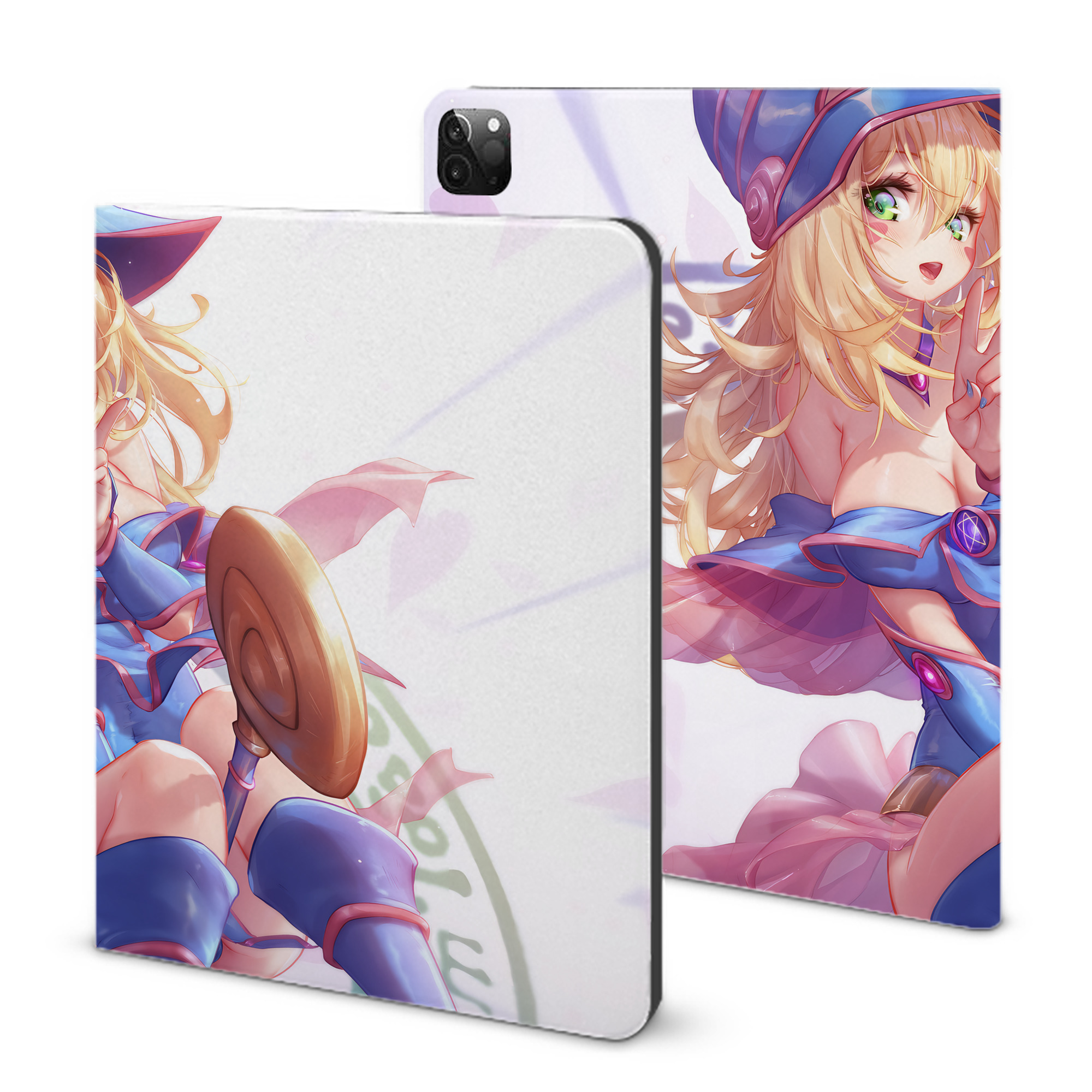 （画像用） 遊☆戯☆王 Yu-Gi-Oh! IPadケース ペンホルダー付き ブックスタイルデザイン
